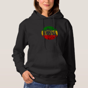 Reggae Lion Of Judah Rasta Etophian Lion Jamaica R Hoodie
