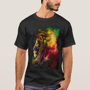 Reggae Lion Rastafari Music Freedom Zion Jamaica T-Shirt
