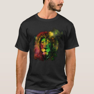 Reggae Lion Rastafari Music Freedom Zion Jamaica T-Shirt