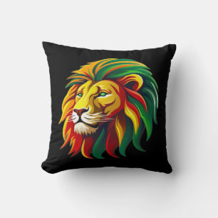 Reggae Lion T-Shirt Cushion