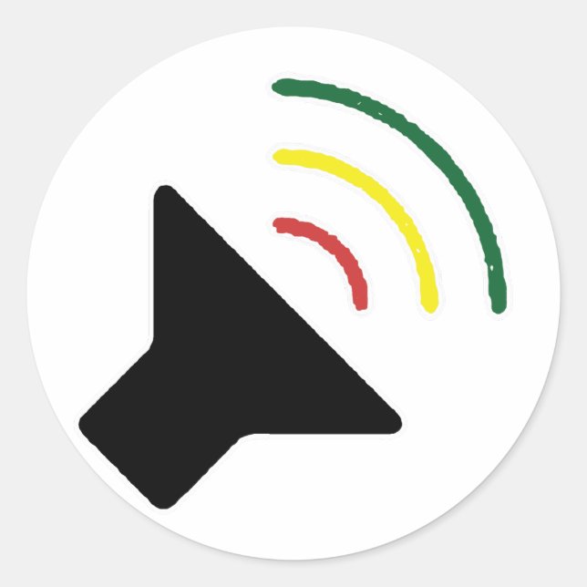 Reggae Loud Sticker (Front)