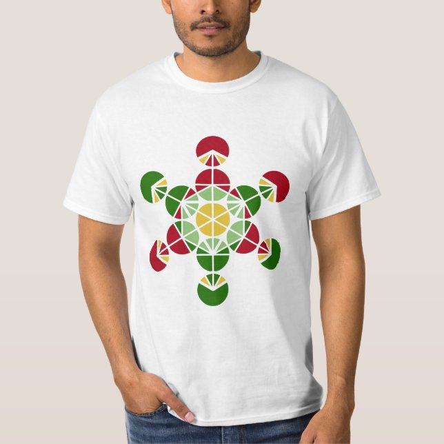 Reggae Metatron's Cube T-Shirt (Front)