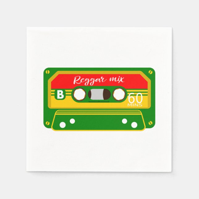Reggae Mix Tape Napkin (Front)