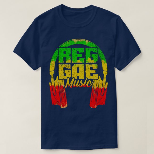 Reggae Music 16 T-Shirt (Design Front)