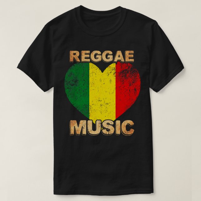 Reggae Music 1 T-Shirt (Design Front)