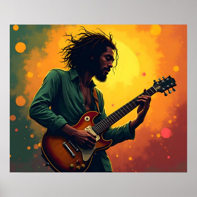 Reggae music art poster (Front)