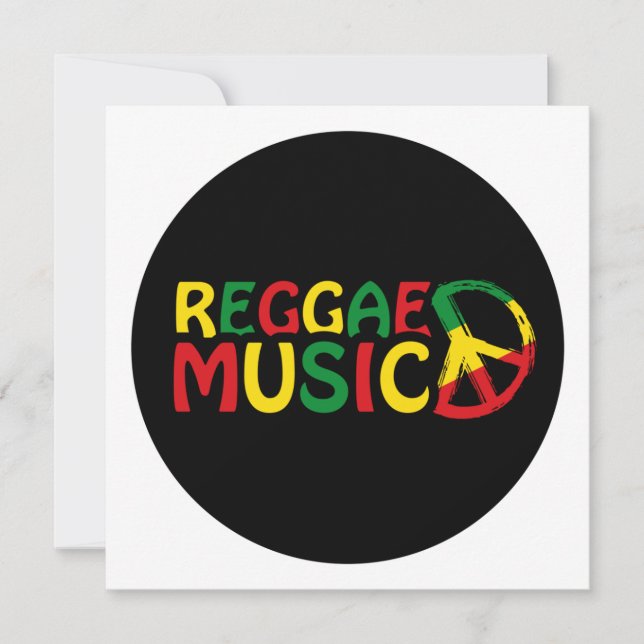 Reggae Music design, reggae art (Front)