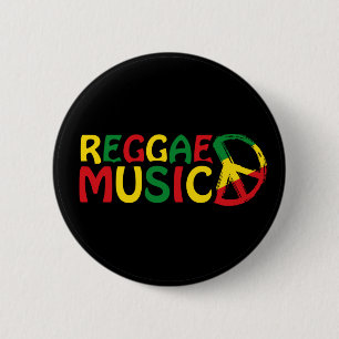 Reggae Music design, reggae art 6 Cm Round Badge