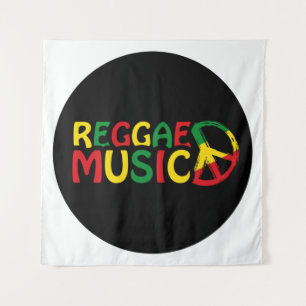Reggae Music design, reggae art Tapestry