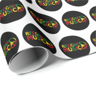 Reggae Music design, reggae art Wrapping Paper