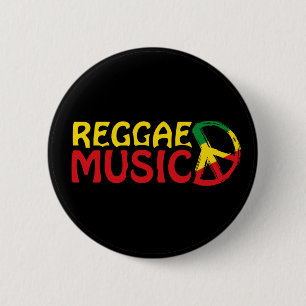 Reggae Music - model2b-circle-black 6 Cm Round Badge