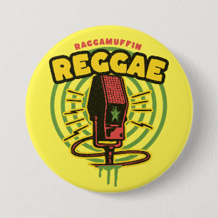 Reggae music pin