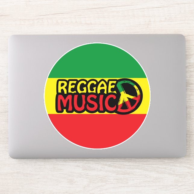 Reggae Music, reggae art with peace symbol (Computer)