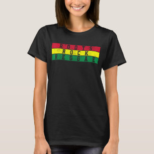 Reggae Music - Roots Rock Jamaica Rastafari Rasta T-Shirt