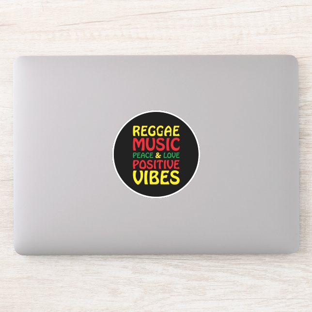 Reggae Music with positive sayings (Computer)