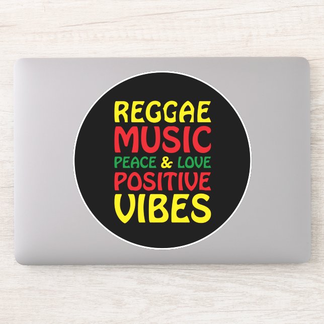 Reggae Music with positive sayings (Computer)
