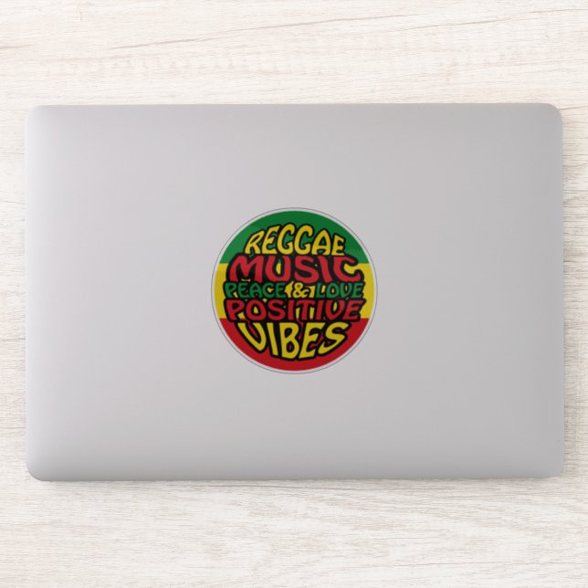 Reggae Music with positive sayings (Computer)