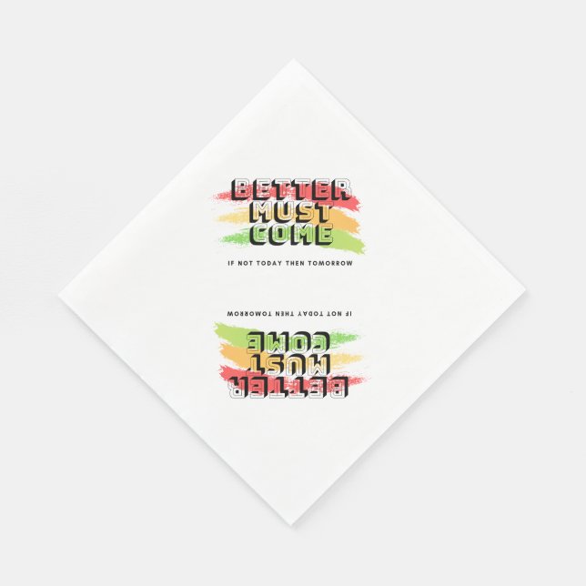 Reggae Napkin with Quote (Corner)