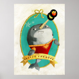 Reggae Narwhal Poster