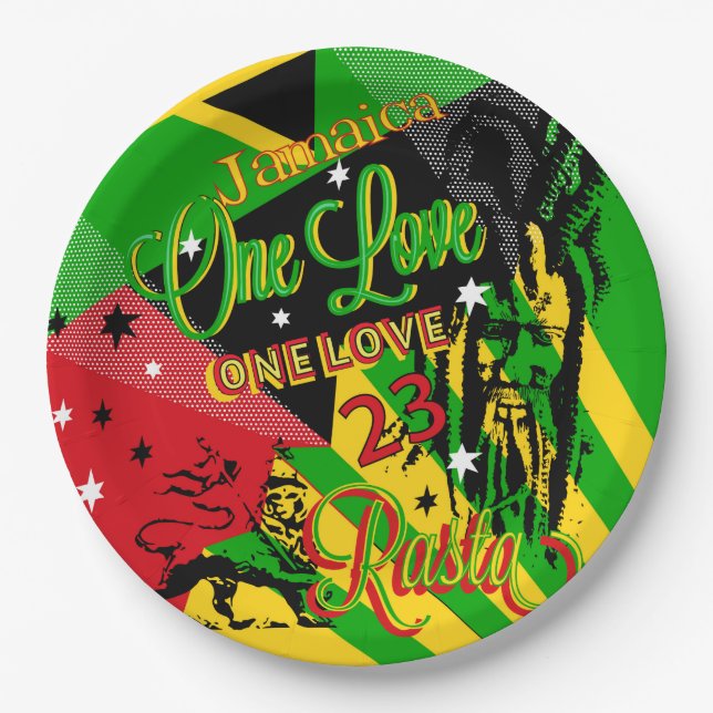 Reggae Party Paper Plate (Front)