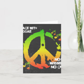 Reggae Peace - Jamaican Life Card