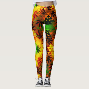 Reggae Polygen Vibrations - Power Yoga Leggings