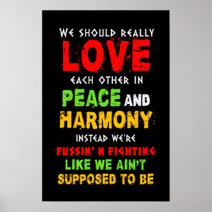 Reggae quote poster