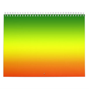 Reggae Rainbow Flag design Calendar
