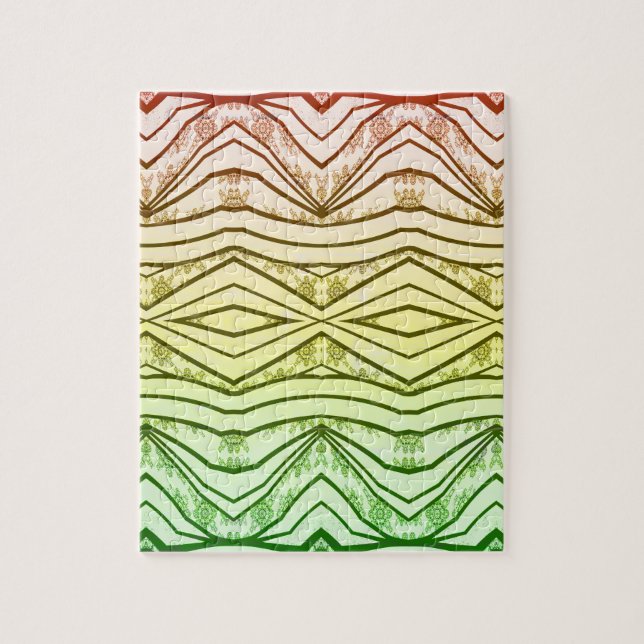Reggae Rasta Music Tribal Print Beauty Jigsaw Puzzle (Vertical)