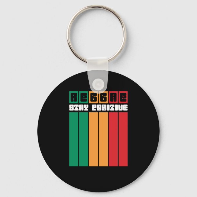 Reggae Rasta Rastafari Key Ring (Front)