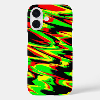 Reggae Rasta Rastafarian Green Black Red iPhone 16 Case