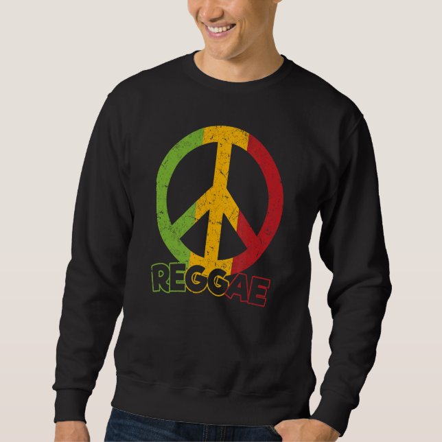 Reggae Rastafari Rasta Jamaica Reggae Music 2 Sweatshirt (Front)