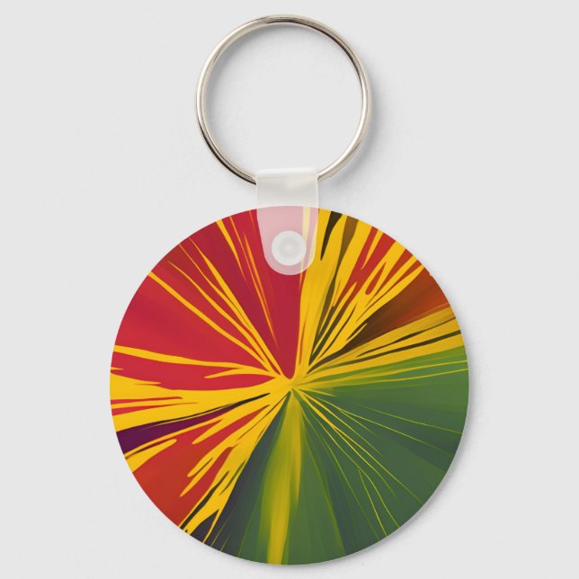 Reggae Rays  Key Ring (Front)