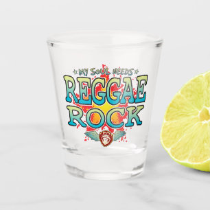 Reggae Rock Soul Shot Glass