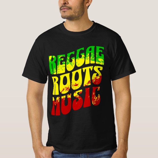 Reggae roots music T-Shirt (Front)
