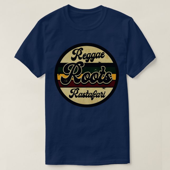 Reggae Roots Rastafari T-Shirt (Design Front)
