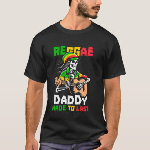 Reggae Skeleton Rastafarian Music Rastafari Father T-Shirt