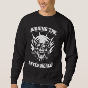 Reggae Skull Rastafari Rasta - Music Rastafarian R Sweatshirt