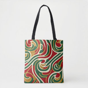 Reggae Tribal Pop Art Tote Bag