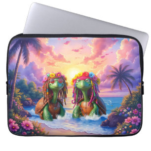 Reggae Turtles – Island Vibes Forever. Laptop Sleeve