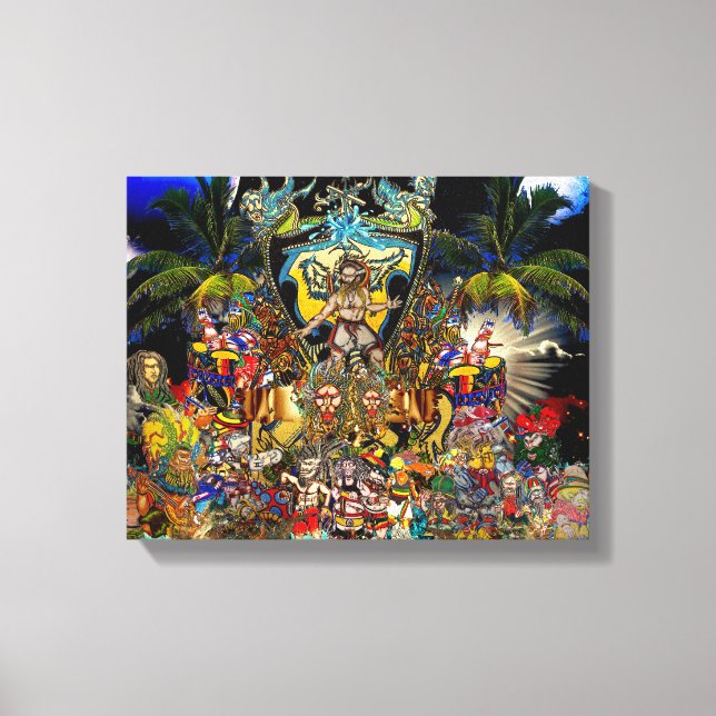 Reggae universe canvas print (Front)