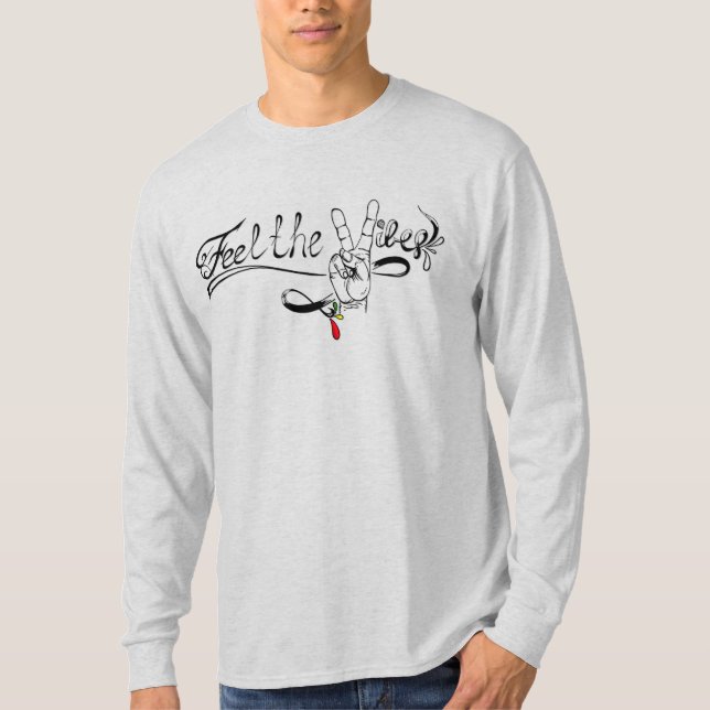 Reggae Vibes Longsleeve T-Shirt (Front)