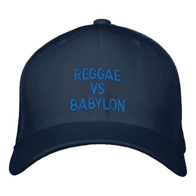Reggae vs Babylon - Rastafari Roots Cap (Front)
