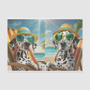 Reggie Bahama & Matilda Mama, Dalmatians on Vaca Tissue Paper