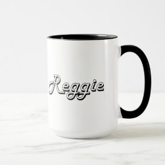 Reggie Classic Retro Name Design Mug
