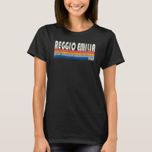 Reggio Emilia Italy Retro 70s 80s Style T-Shirt