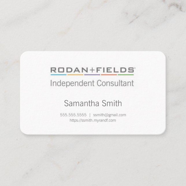 Regimen Biz Cards with Colour Checkboxes (Front)