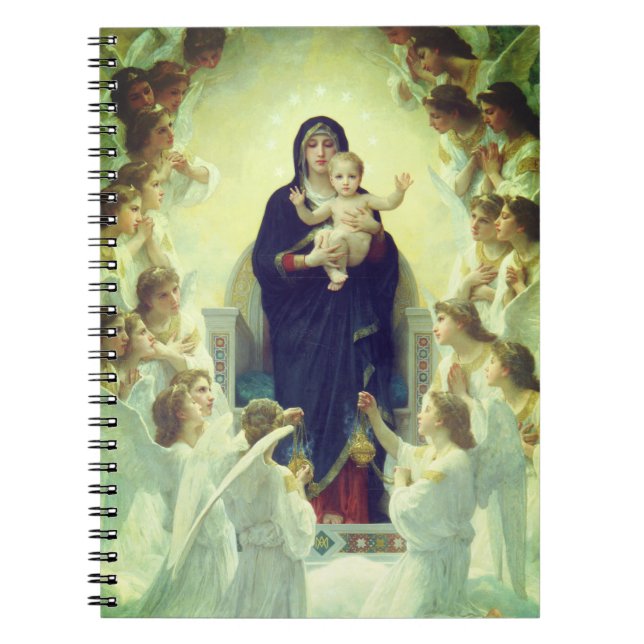 Regina Angelorum - William-Adolphe Bouguereau Notebook (Front)