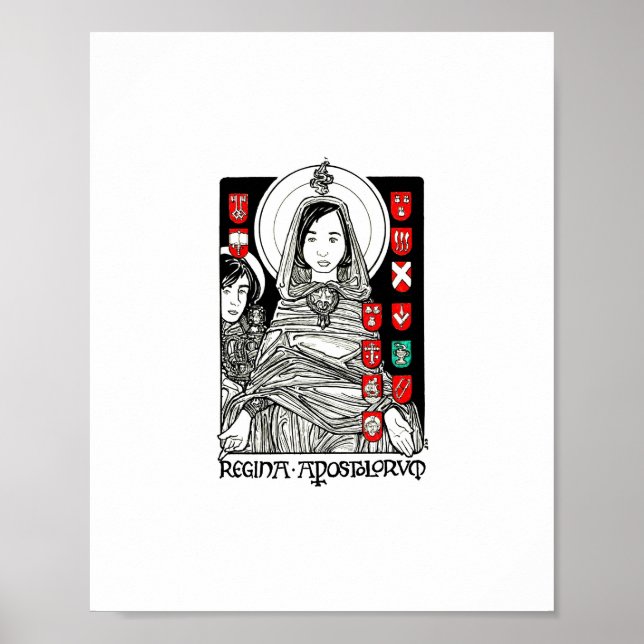 Regina Apostolorum 8" x 10" Print (Front)