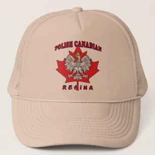 Regina Polish Canadian Leaf Trucker Hat